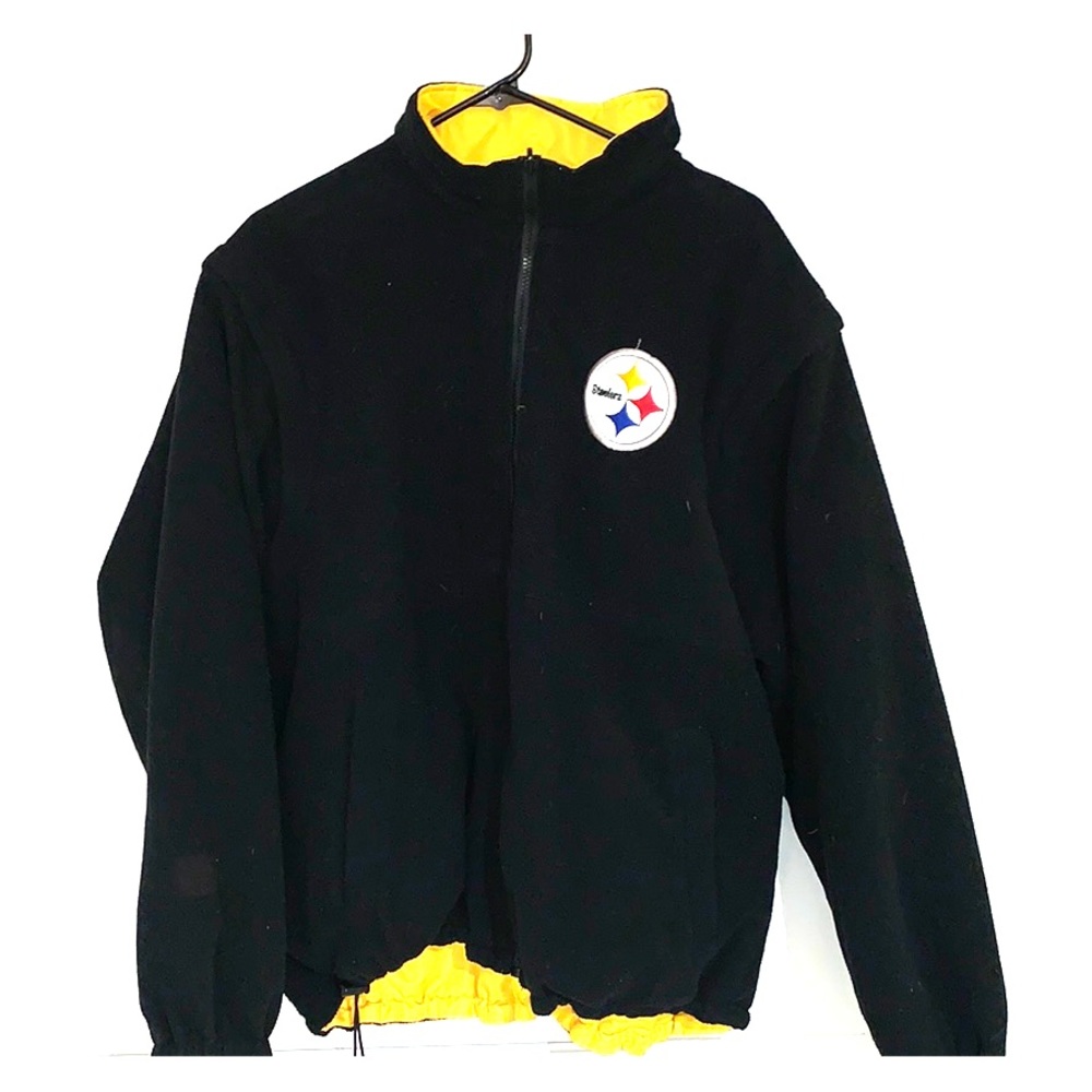MENS XL IRREVERSIBLE STEELERS JACKET